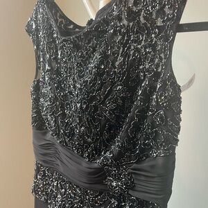 Cameron Blake Black Gown. Size 14